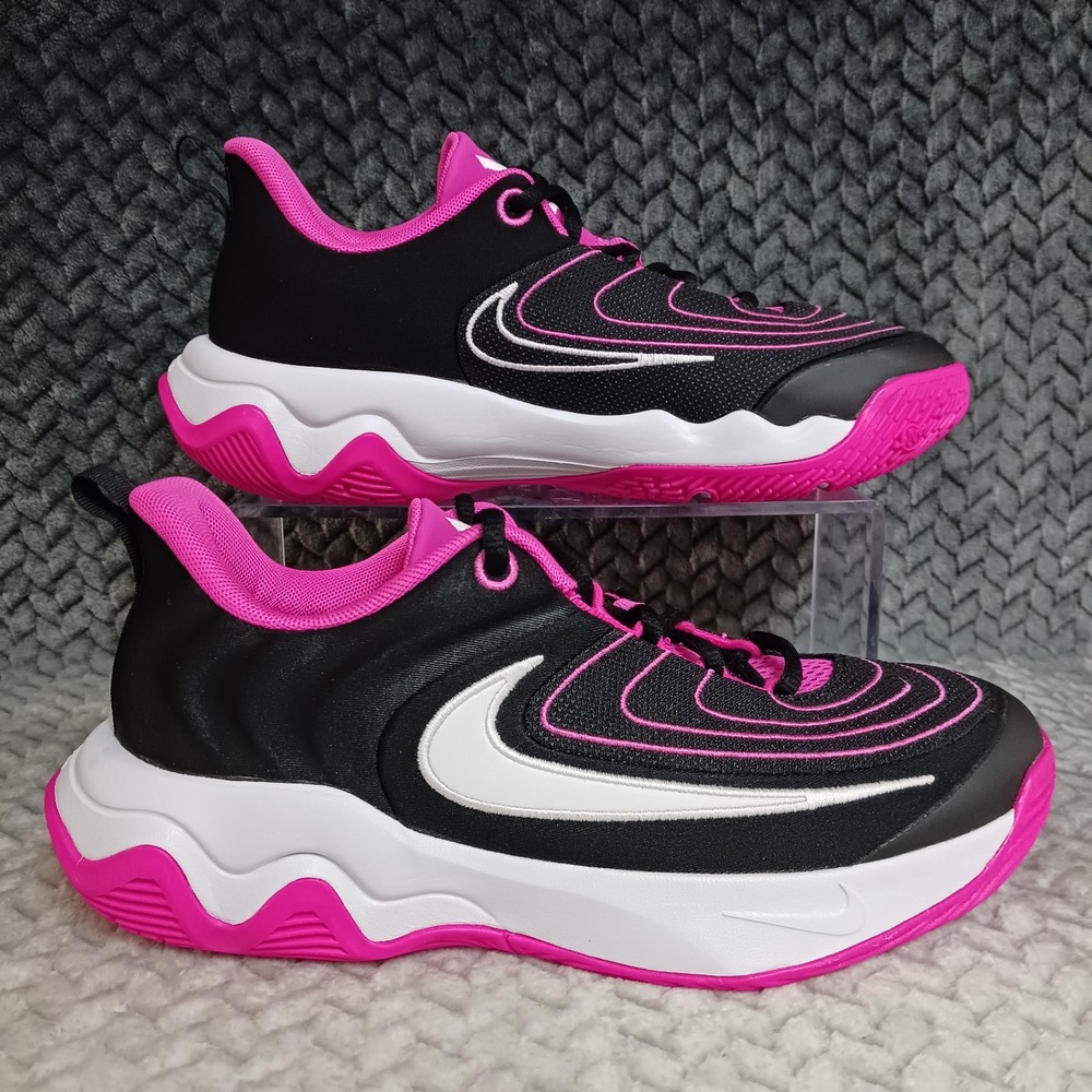 Nike Giannis Immortality 4 GS Youth Basketball Shoes Laser Fuchsia Black Size 6Y
